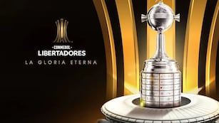 El trofeo de la Copa Libertadores. (Prensa Conmebol)