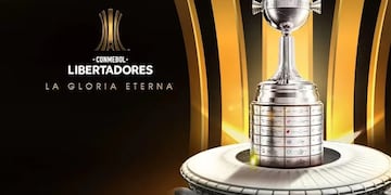 El trofeo de la Copa Libertadores. (Prensa Conmebol)