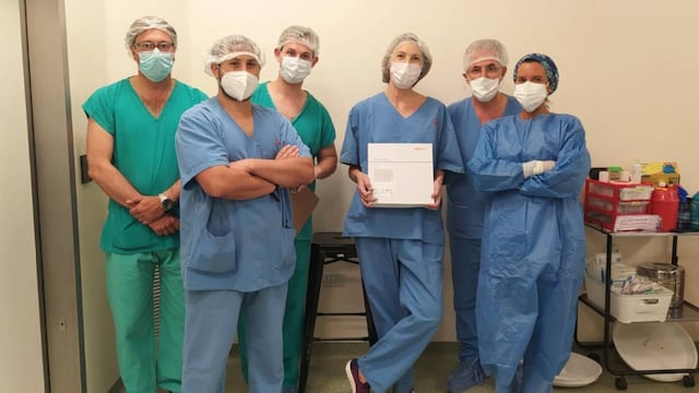 El equipo médico que realizó una inédita cirugía en Santa Fe