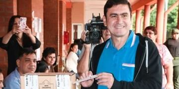 Elecciones en Mis iones 2023: Fabio Martínez sufragó en Eldorado.
