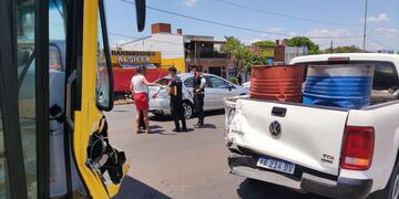 Múltiple accidente de tránsito en Posadas.