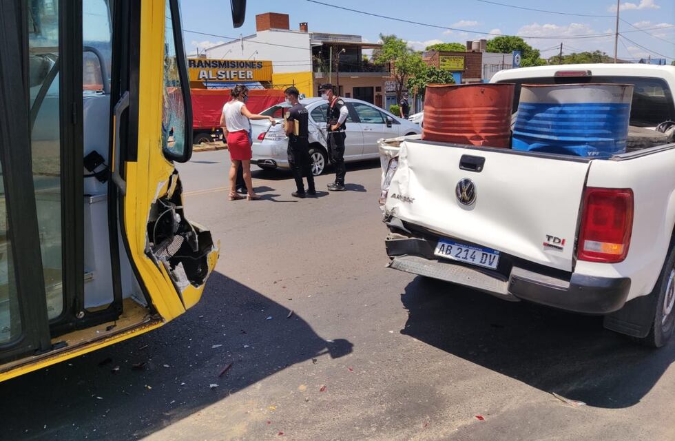 Múltiple accidente de tránsito en Posadas
