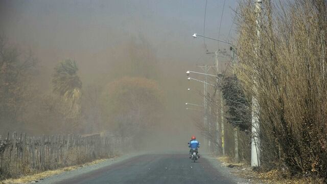 Alerta por vientos fuertes