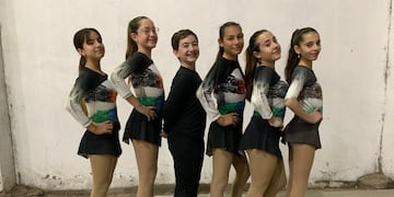 Patinadoras del Club Colegiales participan del Provincial de Chacabuco