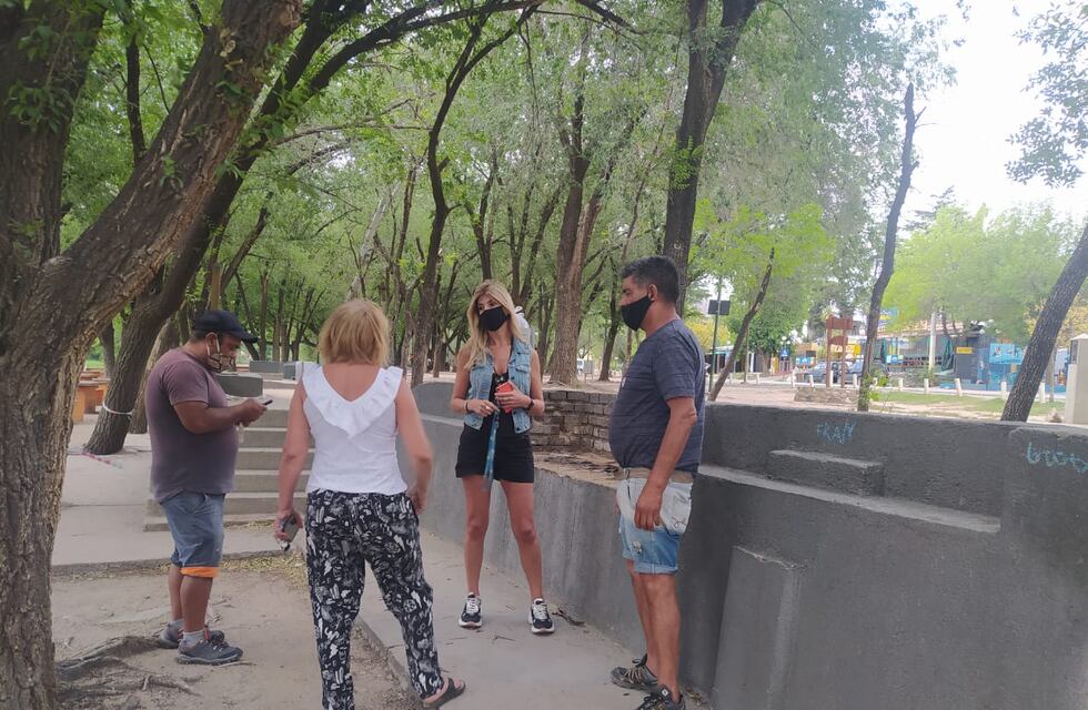 Una concejal visitó el balneario Playas de Oro y observó “varios temas a resolver”