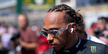 Lewis Hamilton tuvo una gran faena en Austin, pero fue descalificado tras la carrera. (AP)
