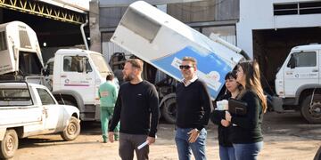 Representantes del SEOM y funcionarios municipales recorrieron la obra en el Corralón