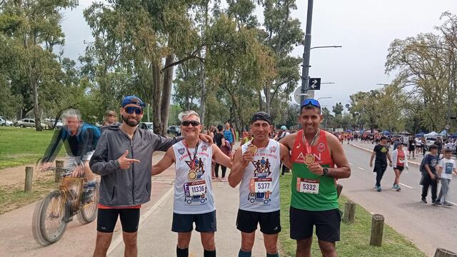 Diego Bergese, Juan Pablo Lario, Miguel Brochero y Carlos Quiroga