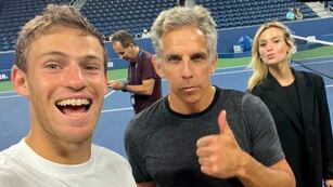 Diego Schwartzman y Ben Stiller