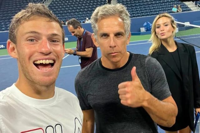 Diego Schwartzman y Ben Stiller