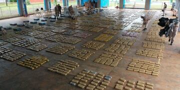 Secuestran cargamento de marihuana en Nemesio Parma.