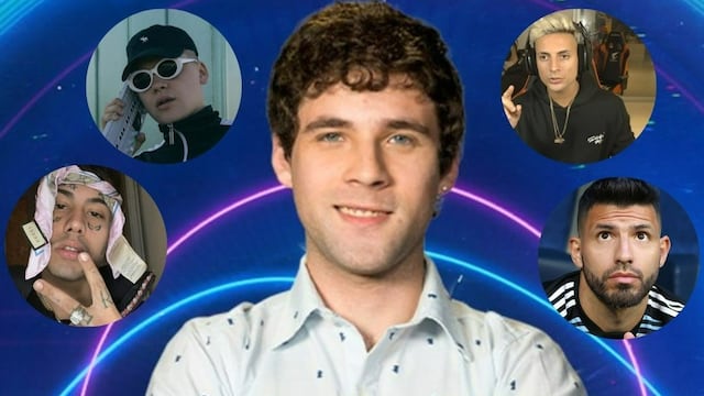 Bizarrap, Duki, el "Kun" Agüero y Coscu apoyaron a Agustín de Gran Hermano.