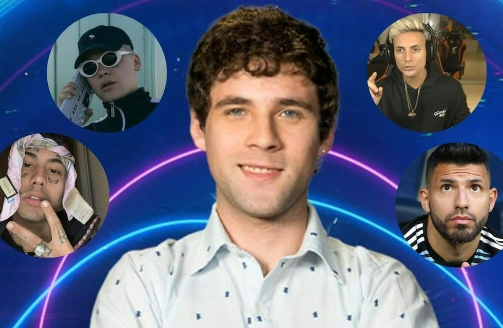Coscu, Bizarrap, Duki y el Kun Agüero bancaron en redes a Agustín, el platense de Gran Hermano