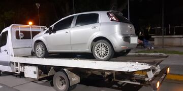 Fiat Punto secuestrado en el Balneario