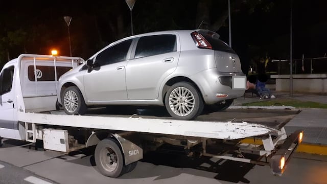 Fiat Punto secuestrado en el Balneario