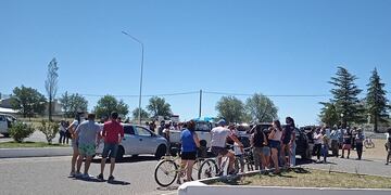 Bloqueo de Ruta Nacional 188 en Unión (San Luis)