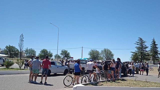 Bloqueo de Ruta Nacional 188 en Unión (San Luis)