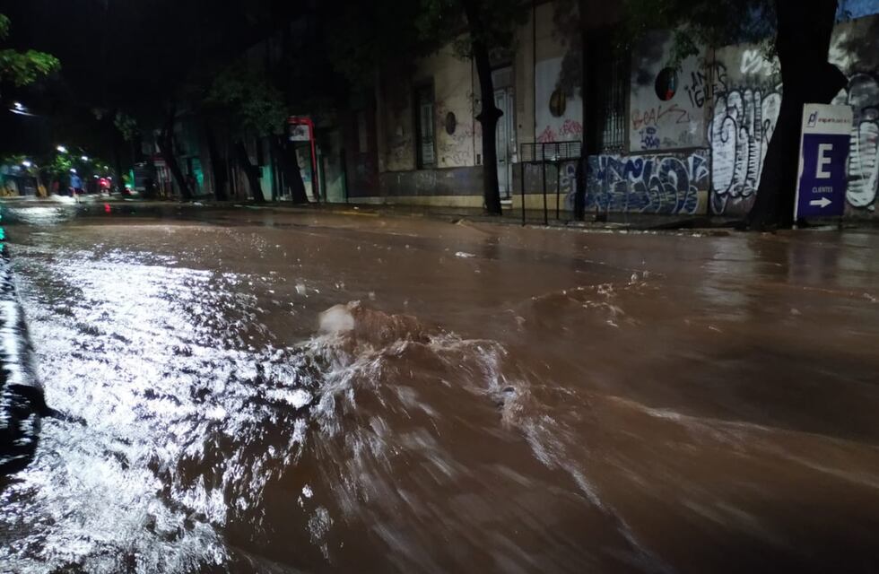 Video: una intensa tormenta azotó la zona de Gran Mendoza y dejó calles anegadas