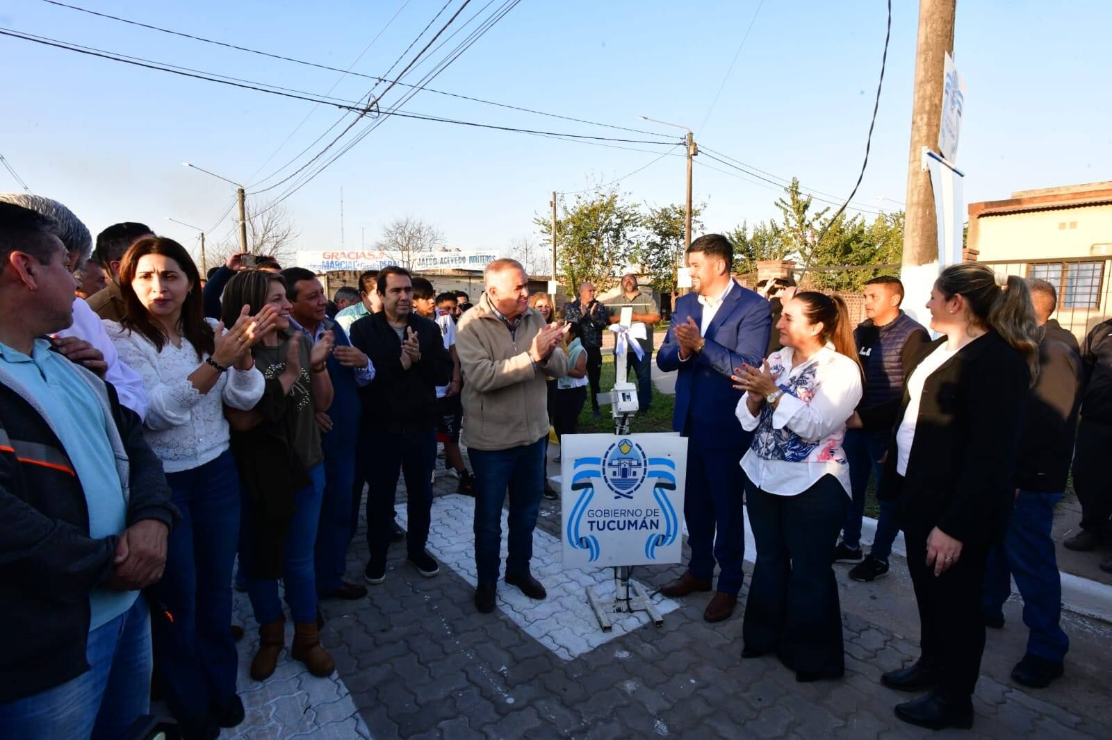 El comisionado Gustavo Marcial resaltó la continuidad de las obras y la coordinación con el gobierno de Osvaldo Jaldo.