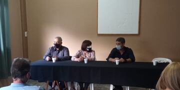 La visita del intendente de Huerta Grande, Matías, con el objetivo de iniciar "acciones en conjunto" para fortalecer el Justicialismo en el Valle de Punilla.