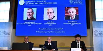 Los galardonados del premio Nobel de Química.
