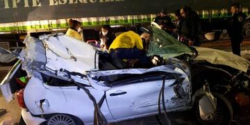 El grave accidente fue en Talleres Oeste.