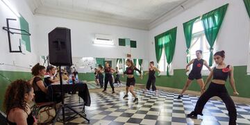 Más de 500 artistas, entre bailarines y actores, se presentaron al casting de selección para participar de la Fiesta de Vendimia de Las Heras. Gentileza MLH