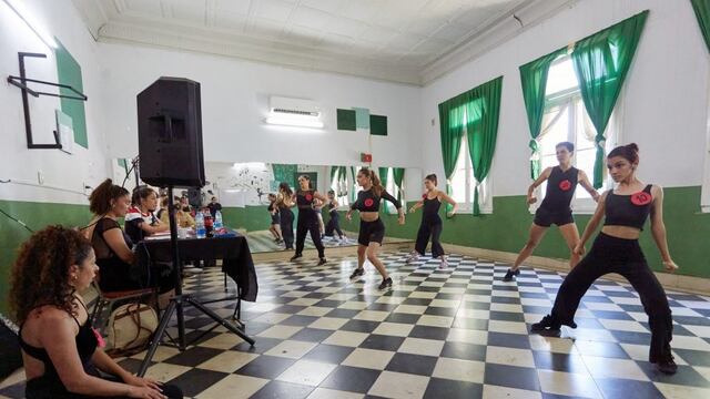 Más de 500 artistas, entre bailarines y actores, se presentaron al casting de selección para participar de la Fiesta de Vendimia de Las Heras. Gentileza MLH