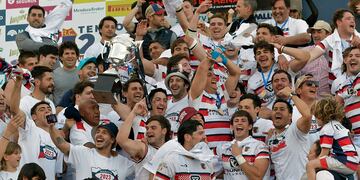 Marista Rugby Club volvió a gritar campeón en el Torneo Regional del Oeste. En esta oportunidad, superó de manera contundente a Liceo por 70-14. Foto: Orlando Pelichotti