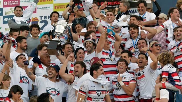 Marista Rugby Club volvió a gritar campeón en el Torneo Regional del Oeste. En esta oportunidad, superó de manera contundente a Liceo por 70-14. Foto: Orlando Pelichotti