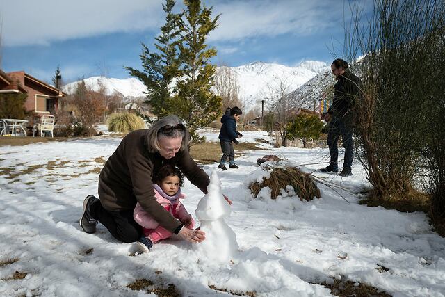 Para la semana próxima se espera un marcado descenso de la temperatura en Mendoza, y la probabilidad de nevadas en cordillera y precordillera. Foto: Ignacio Blanco / Los Andes.