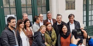 Legisladores radicales visitaron la Exposición Rural en Palermo. Foto: Bloque UCR.