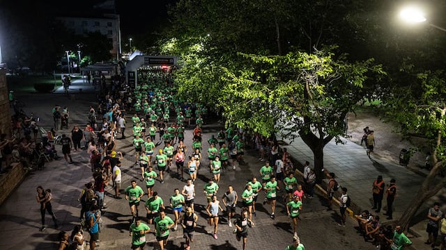 Media Maratón nocturna