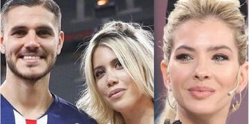 Wanda Nara, Mauro Icardi y la China Suárez.