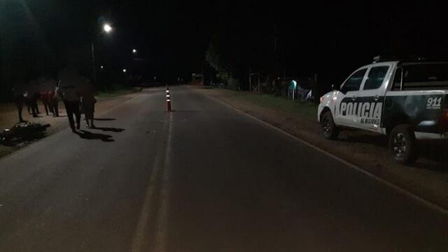 Siniestro fatal en Pozo Azul: un motociclista perdió la vida.