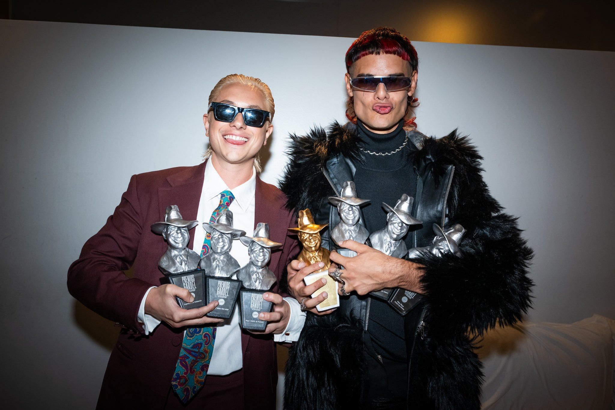 Ca7riel y Paco Amoroso dejaron su huella en los premios Gardel 2025. (Gentileza Agustín Dusserre).