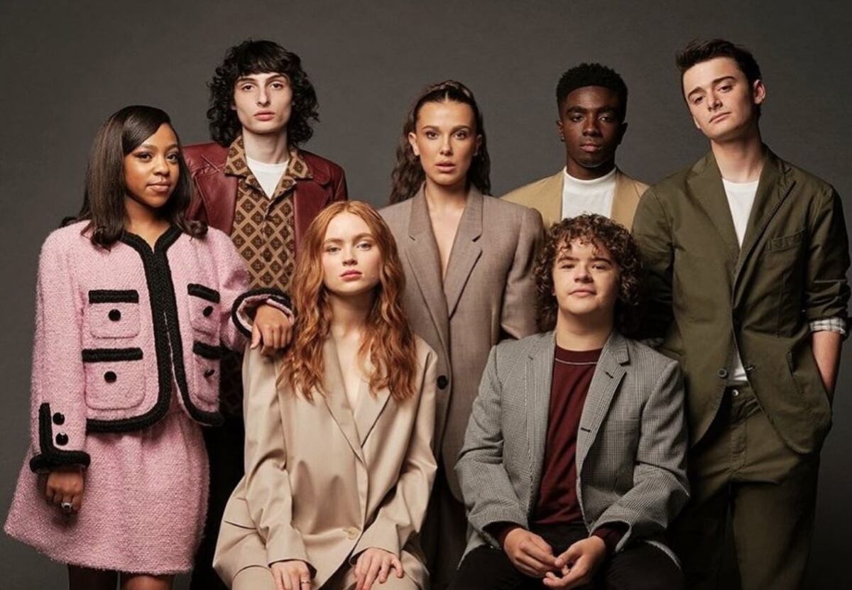 Figuras principales de Stranger Things.