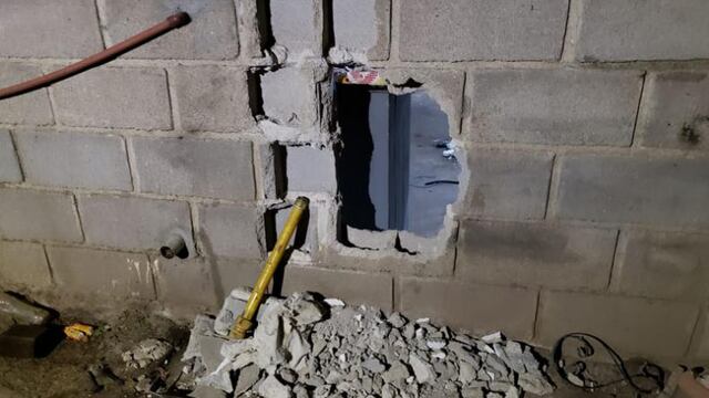 Con un boquete, los malvivientes entraron al taller de Santa ISabel III y lo desvalijaron.