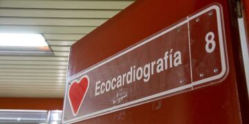 Sala de Ecocardiografía del Servicio de Cardiología, Hospital Notti.