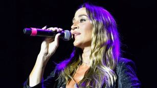 Jimena Barón dio un show embarazada y conmovió con un mensaje de lucha para las mujeres