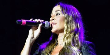 Jimena Barón dio un show embarazada y conmovió con un mensaje de lucha para las mujeres