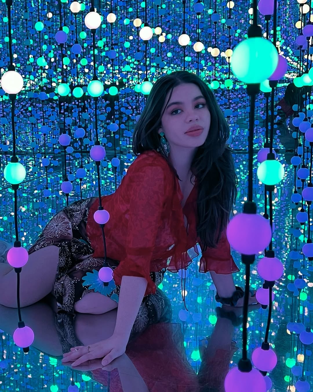 Top semitransparente y falda diminuta: Anna Chiara, la hija de la actriz Andrea del Boca, revolucionó Instagram con un outfit a puro brillo