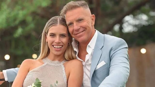 Alejandro Fantino y Coni Mosqueira se casaron el año pasado.