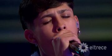 Gaspar Gigena causa sensación en Canta Conmigo Ahora. (Captura de pantalla)