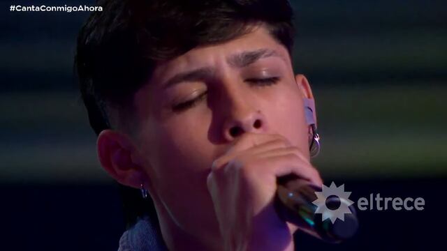 Gaspar Gigena causa sensación en Canta Conmigo Ahora. (Captura de pantalla)