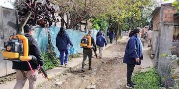 Operativo de bloqueo en Cebil Redondo.