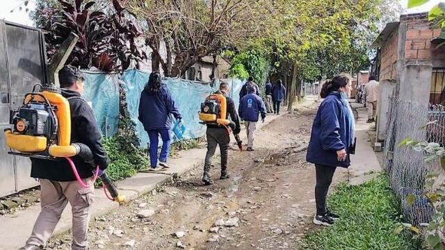 Operativo de bloqueo en Cebil Redondo.