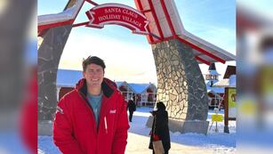 Marcos Ginocchio en la ciudad conocida por ser la cuna de Papá Noel.