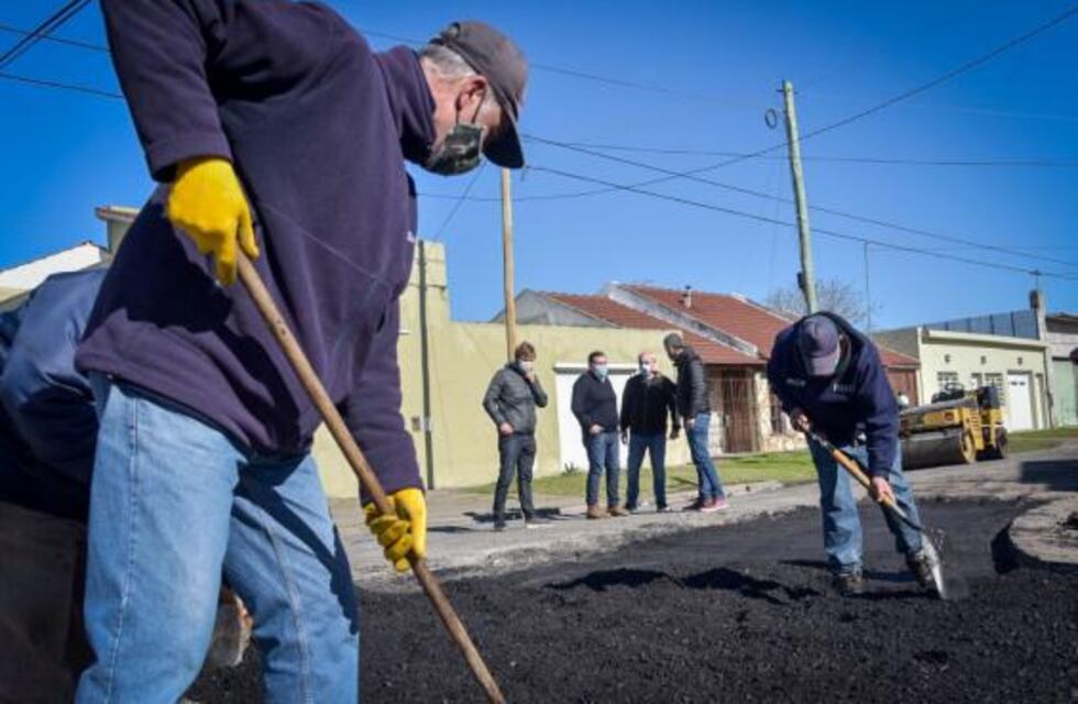 Continúan realizando obras viales en distintos puntos de la ciudad
