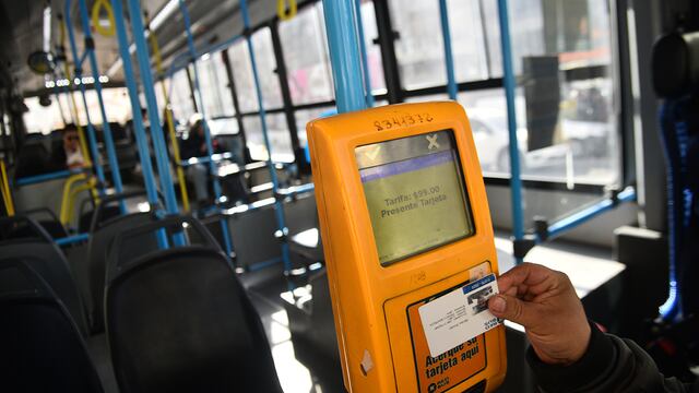 Rige un nuevo aumento del boleto de transporte urbano de la ciudad de Córdoba. (Pedro Castillo / La Voz)